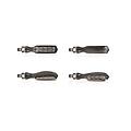 coppia di frecce moto atomic a led nero catadriotto fu taglia un