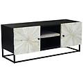 Milani Home Spiral Porta Tv Legno E Ferro