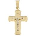 croce uomo oro giallo bianco gl100542
