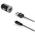 ccusbmicro caricabatteria da auto universale con cavo micro usb nero