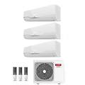 climatizzatore condizionatore inverter trial split aaria plus 7000+9000+12000 btu r-32 con aaria