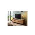 mobile tv in legno di quercia selvatica 190x40x56 quercia naturale oliato villanders #153