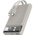 - power bank 10. 000 mah con due cavi 22 5w carica rapida avori