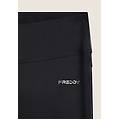 leggings n. o. w. vita media 7/8 in tessuto tecnico d. i. w. o. nylon nero donna xx large