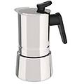caffettiera inox 6 tazze steel moka cromo lucido 02cf038