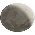 lighting inter plafoniera led moderno lunar argento ø 40 cm luce calda dimmerabile 2000
