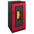 stufa a pellet 11 9 kw king 14. 0 rossa cod. 2000059012