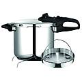 duo pentola a pressione 7 5 litri induzione express super rapida acciaio inox. 18/10 tutti i tipi