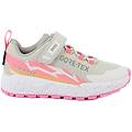 sneakers gore-tex da bambina grigio con strap taglia 24