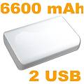 - powerbank batteria esterna 6600 mah ricarica veloce dispositivi con doppia usb