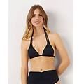 triangolo costume scorrevole con coppe estraibili iconic-drapery / nero / 1 nero
