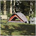 - tenda da campeggio 1 persona grigio e arancione impermeabile