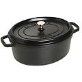 casseruola staub ovale 29 nero