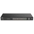 dgs-1100-26mpv2/e switch 24 porte gigabit poe + 2 sfp gestito layer 2 rackmount