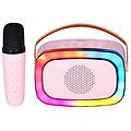 altoparlanti karaoke wireless e cablati 10w con lettore microsd e led