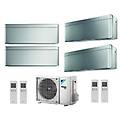 climatizzatore condizionatore bluevolution quadri split inverter stylish silver r-32 wi-fi