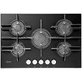 piano cottura elettrico 5 zone l 75 cm ftghg 751 d/ha(bk) nero