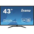 prolite x4373uhsu-b1 monitor pc 108 cm (42. 5) 3840 x 2160 pixel 4k ultra hd nero