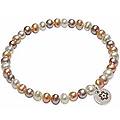 bracciale di perle donna argento 925 gioiello yel303-s7