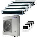 condizionatore canalizzabile quadri split 12000+12000+12000+12000 btu inverter a++ unità