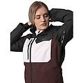 backa w giacca da sci donna dark red/black/pink xs