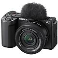 SONY fotocamera mirrorless 26mpx aps c zv e10 ii kit power zoom 16 50mm black zve10m2kb cec