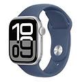 watch serie10 42mm ac/silver sp/denim s/m ita mwwa3ql/a