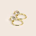 orecchini pendenti gold essence oro tricolore collezione gold essence tricolore