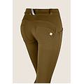 pantaloni push up wr. up superskinny cotone organico dark olive donna large
