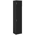 - mobile sottile nero 45x42 5x225 cm in truciolato