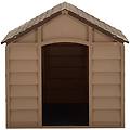 - cuccia per cani marrone 71x71 5x68 cm in pp