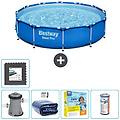 - piscina fuori terra in giro 305x76 cm blu include accessori coordinati cb18