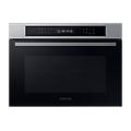 forno multifunzione plus con microonde compatto serie 4 50l nq5b4363ebs silver