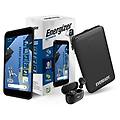 megapack smartphone + auricolari powerbank smartphone ultimate u505s doppia sim nero sbloccato +