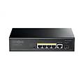 STRONG - switch gigabit poe+ a 6 porte 4p+2 uplink giga-nero