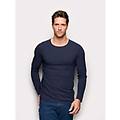maglia girocollo da uomo next to skin / blu notte / l/xl blu notte