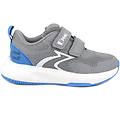 sneakers da bambino grigio con strap taglia 29