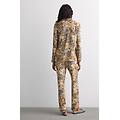 pigiama lungo aperto davanti in modal animalier simply iconic donna stampa taglia l