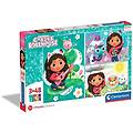 - puzzle 3x48 casa delle bambole di gabby (cle25290)