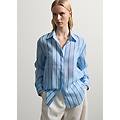 - camicia regular fit in ramiè donna blu/azzurro taglia 38