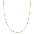 collana uomo oro giallo bianco gl100358