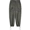 pantaloni cargo in canvas tinto capo cold dyed