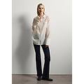 - jeans blu bootcut in cotone elasticizzato donna blu chambray taglia 38