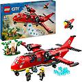 city aereo antincendio aeroplano con portellone apribile e 3 minifigure