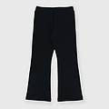 pantalone in felpa da bambina nero taglia 6