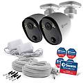 spotcam full hd con luce esterno 2 pack-white