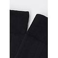 calze lunghezza 3/4 a coste donna nero tu