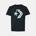 t-shirt da uomo nero