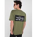 t-shirt in jersey con stampa sul petto