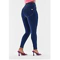 jeggings push up wr. up 7/8 curvy con gamba superskinny dark jeans-yellow seam donna extra small